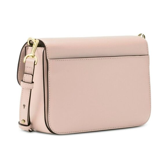 Michael Kors Sloan Large Shoulder Bag Leather Handbag Purse Ballet Pink Gold NEW - Picture 2 of 11